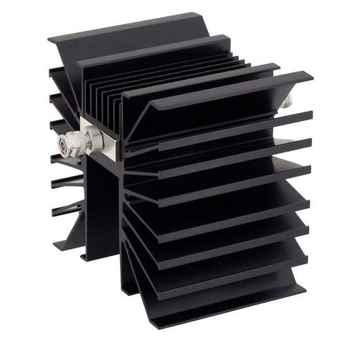 10 dB Fixed Attenuator TNC Male (Plug) to TNC Female (Jack) Directional Up to 3 GHz Rated to 300 Watts, Heatsink Body, 1.4 VSWR SA3TMF300W-10