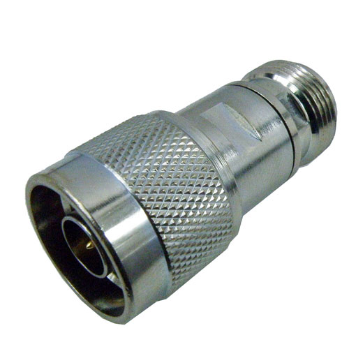 10 dB Fixed Attenuator N Male (Plug) to N Female (Jack) Up to 6 GHz Rated to 2 Watts, Brass Tri-Metal Body, 1.25 VSWR SA6021-10