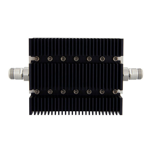 50 dB Fixed Attenuator N Female (Jack) to N Female (Jack) Directional Up to 6 GHz Rated to 100 Watts, Heatsink Body, 1.45 VSWR SA6NFNF100W-50