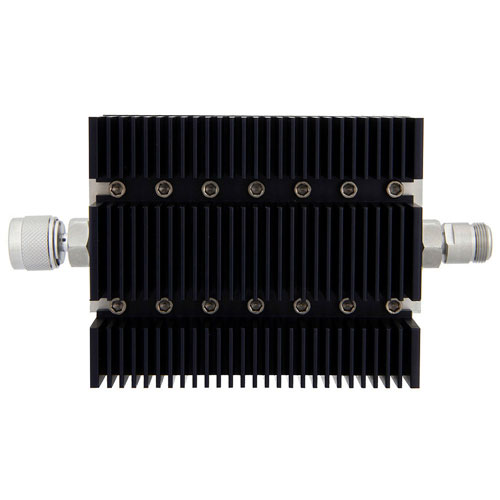 3 dB Fixed Attenuator N Male (Plug) to N Female (Jack) Directional Up to 6 GHz Rated to 100 Watts, Heatsink Body, 1.45 VSWR SA6NMNF100W-03
