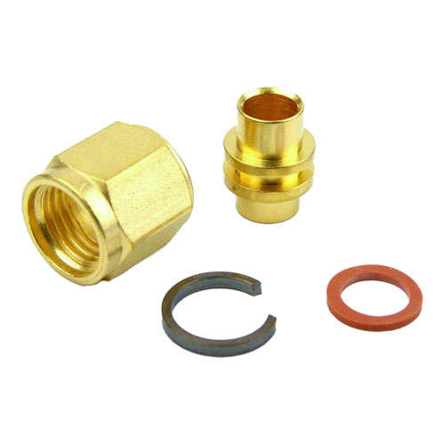 SMA Male (Plug) Connector For RG402 Cable, Solder (Without Contact) SC3041
