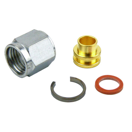 SMA Male Connector Solder (Without Contact) Attachment for RG402, RG402 Tinned, .141 SR Cable SC3044