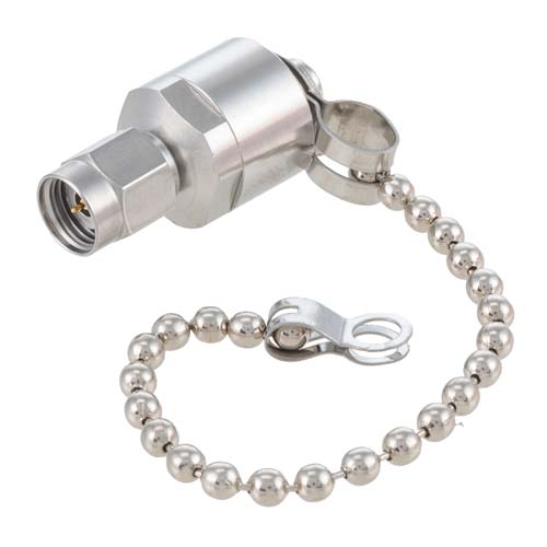 2.4mm Male Shorting Dust Cap with 3.2 Inch Chain SC6264