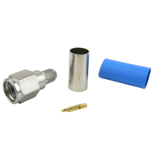 SMA Male (Plug) Connector For RG55 Cable, Crimp/Solder SC7052