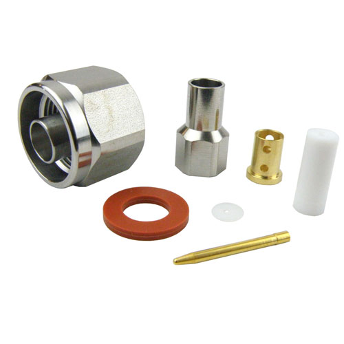 N Male (Plug) Connector For Semflex HP190 Cable, Clamp/Solder SC7233