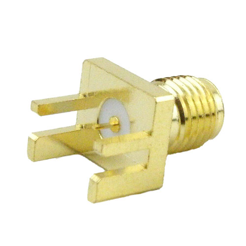 SMA Female PCB Connector .062 inch End Launch Solder Attachment SC8005