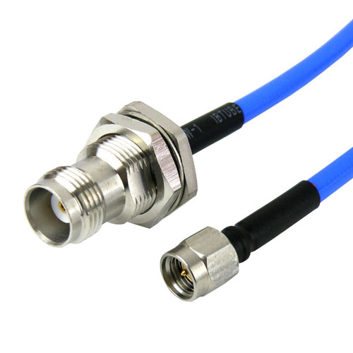 SMA Male to TNC Female Bulkhead Cable RG-402 Coax SCA15141