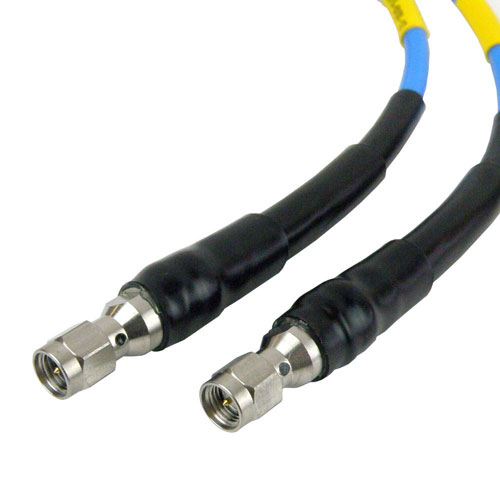 SMA Male (Plug) to SMA Male (Plug) Cable FM-F141 Coax Up To 18 GHz, 1.3 VSWR in 48 Inch and RoHS SCA1815-0101-48