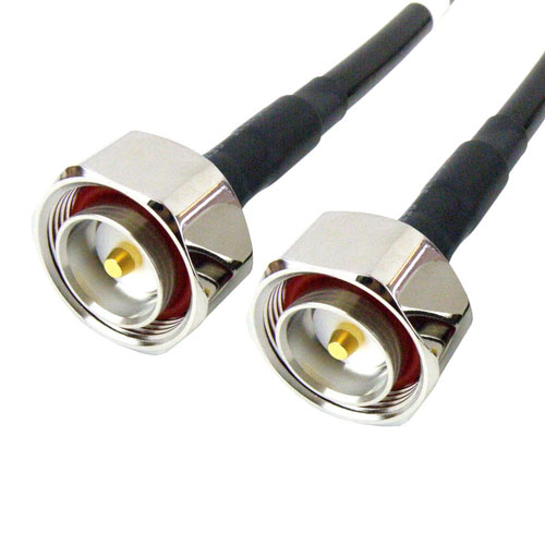 7/16 DIN Male (Plug) to 7/16 DIN Male (Plug) Cable LMR-400 Coax Up To 3 GHz, 1.2 VSWR SCA33400