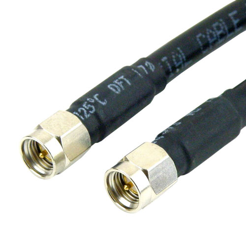 SMA Male (Plug) to SMA Male (Plug) Cable LMR-240 Coax Up To 6 GHz, 1.35 VSWR and RoHS SCA49240