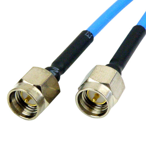 SMA Male (Plug) to SMA Male (Plug) Cable FM-F086 Coax Up To 18 GHz, 1.4 VSWR in 18 Inch and RoHS SCA52086-18