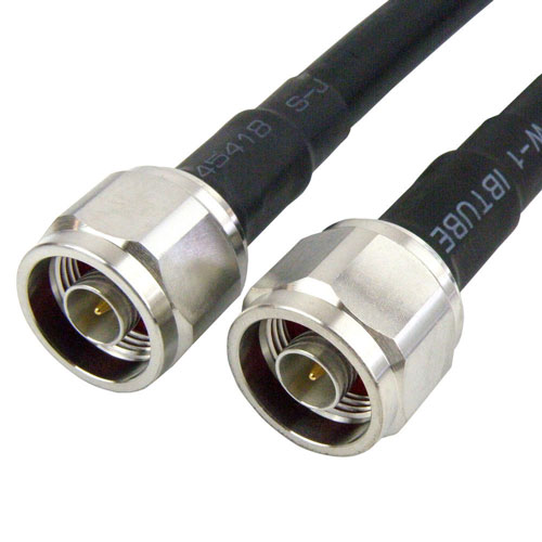 N Male (Plug) to N Male (Plug) Cable LMR-400 Coax Up To 6 GHz SCA81400