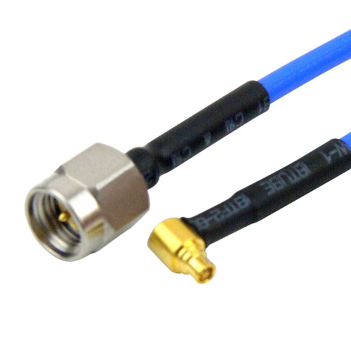 RA Mini SMP Female to SMA Male Cable FM-F086 Coax in 9 Inch SCA94086-09