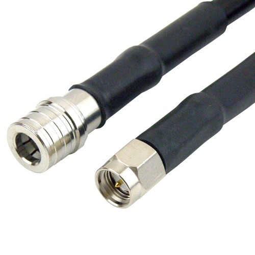 QMA Male to SMA Male Cable LMR-240 Coax SCB112367
