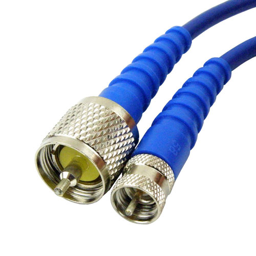 Mini UHF Male to UHF Male Cable RG-58 Coax in 48 Inch SCB11943-48