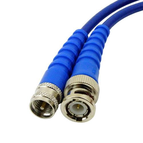 BNC Male to Mini UHF Male Cable RG-58 Coax SCB11964