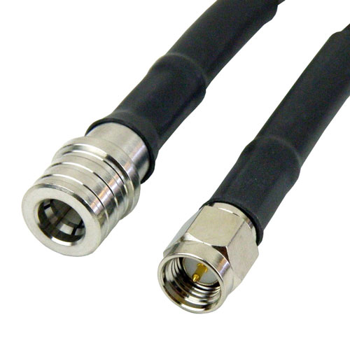 QMA Male to SMA Male Cable RG-223 Coax SCB12472