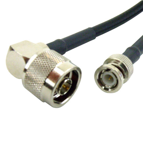 BNC Male to RA N Male Cable LMR-240 Coax SCB14320