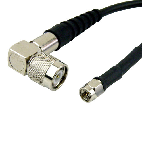 RA TNC Male to SMA Male Cable RG-58 Coax SCB15001