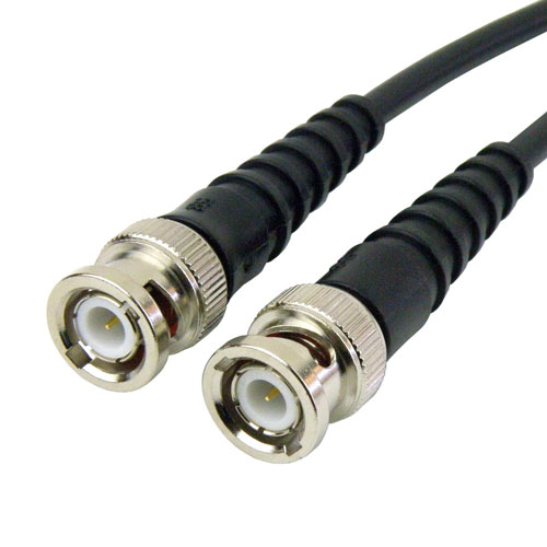 BNC Male (Plug) to BNC Male (Plug) Cable RG-58 Coax Up To 1 GHz in 120 Inch SCB15030-120