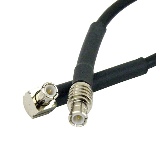 SMA Male (Plug) to RA SMA Male (Plug) Cable RG-174 Coax Up To 6 GHz SCB15047