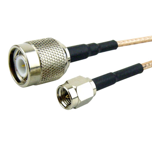 SMA Male to TNC Male Cable RG-316 Coax in 30 Inch SCB15243-30