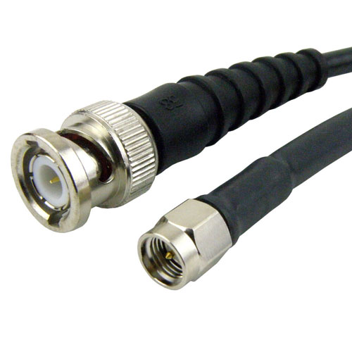 BNC Male to SMA Male Cable RG-58 Coax SCB15366