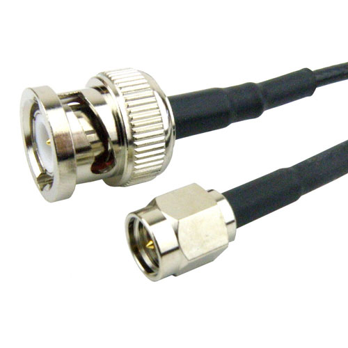 BNC Male to SMA Male Cable RG-174 Coax SCB15367