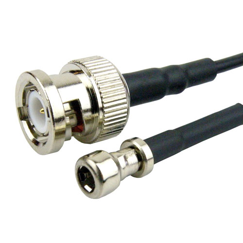 SMB Male to BNC Male Cable RG-174 Coax in 48 Inch SCB15559-48