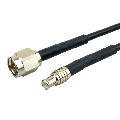 SMA Male to MCX Male Cable RG-174 Coax in 24 Inch SCB15867-24