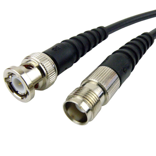 TNC Female to BNC Male Cable RG-58 Coax in 72 Inch SCB17355-72