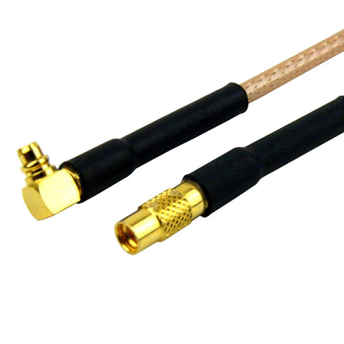 MMCX Jack to RA MMCX Plug Cable RG-316 Coax SCB18737