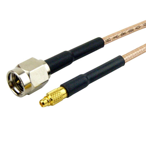 SMA Male to MMCX Male Cable RG-316 Coax in 60 Inch SCB18840-60