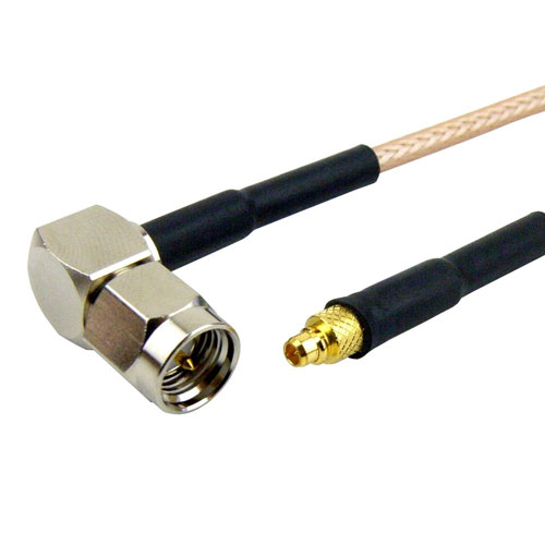 RA SMA Male to MMCX Male Cable RG-316 Coax SCB18848