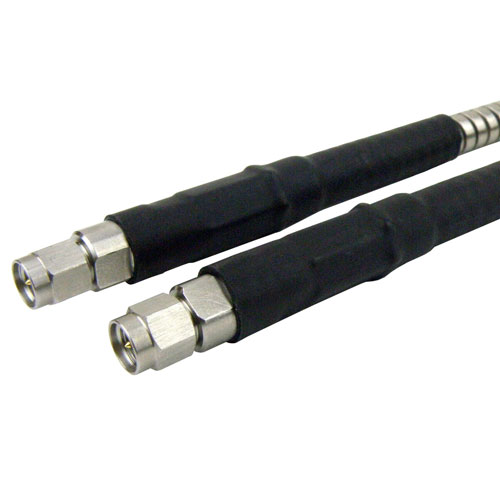 SMA Male to SMA Male Cable Armored 0.32 Coax in 60 Inch SCE18010101-60