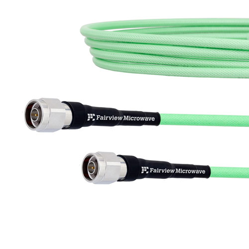 Low Loss Test N Male to N Male Cable LL335i Coax in 24 Inch SCE18060505-24