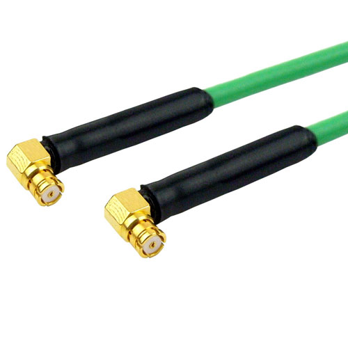 RA SMP Female to RA SMP Female Cable HF086 Coax and RoHS Compliant SCF41086