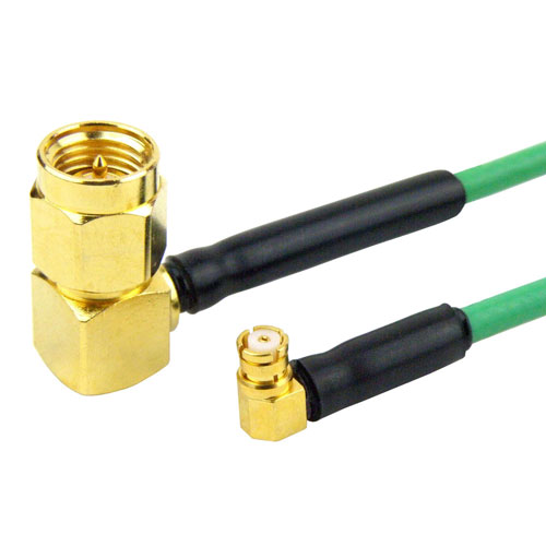 RA SMP Female to RA SMA Male Cable HF086 Coax SCF45086