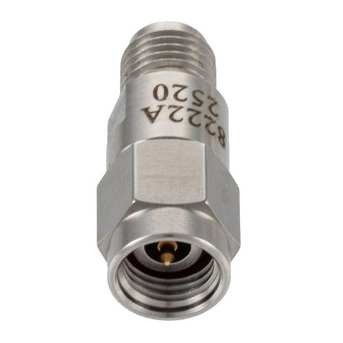 Inner DC Block, 50 Ohm, 10 MHz to 26.5 GHz with 2.92mm Male to 2.92mm Female Connectors SD8222A