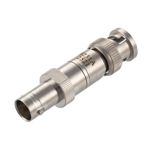 Inner DC Block, 75 Ohm, 10 MHz to 4 GHz with BNC Male to BNC Female Connectors SD8231A