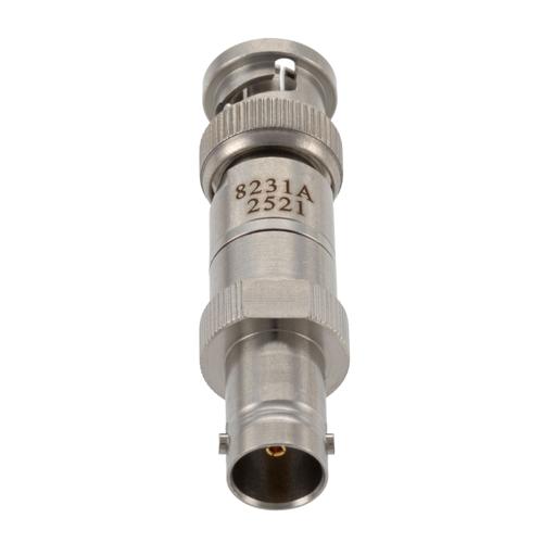 Inner DC Block, 75 Ohm, 10 MHz to 4 GHz with BNC Male to BNC Female Connectors SD8231A