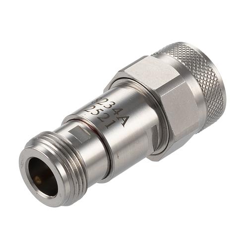 Inner DC Block, 75 Ohm 10 MHz to 4 GHz with N Male to N Female Connectors SD8234A
