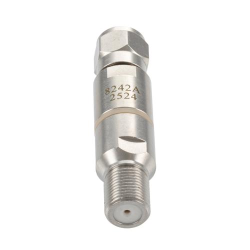 Inner and Outer DC Block, 75 Ohm 100 MHz to 2 GHz with F Male to F Female Connectors SD8242A