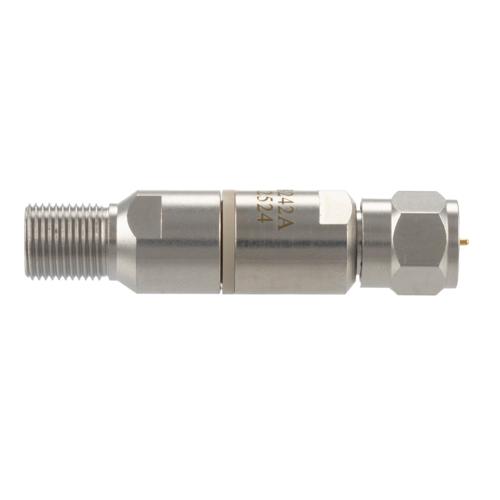 Inner and Outer DC Block, 75 Ohm 100 MHz to 2 GHz with F Male to F Female Connectors SD8242A