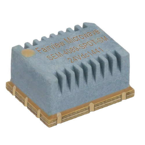 SPDT Latching DC to 3 GHz Electro-Mechanical Relay Switch, Hot Switching, up to 400W, 24V, SMT SEMS-4089-SPDT-SM