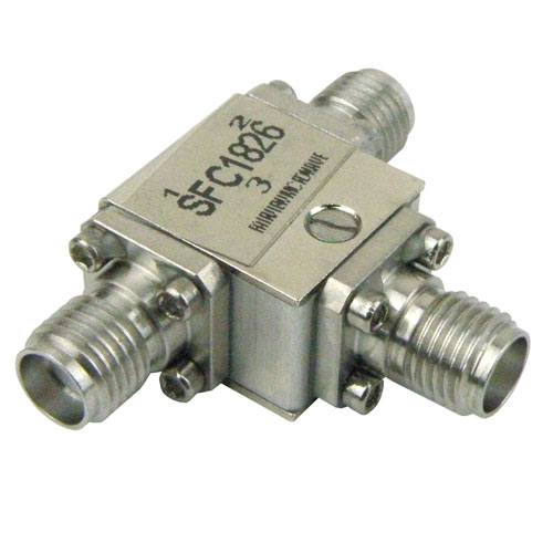 Circulator SMA Female With 17 dB Isolation From 18 GHz to 26.5 GHz Rated to 25 Watts SFC1826