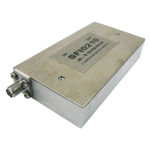 Isolator SMA Female With 12 dB Isolation From 2 GHz to 10 GHz Rated to 10 Watts SFI0210