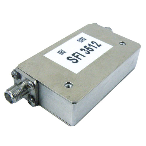 Isolator SMA Female With 17 dB Isolation From 3.5 GHz to 12.8 GHz Rated to 2 Watts SFI3512