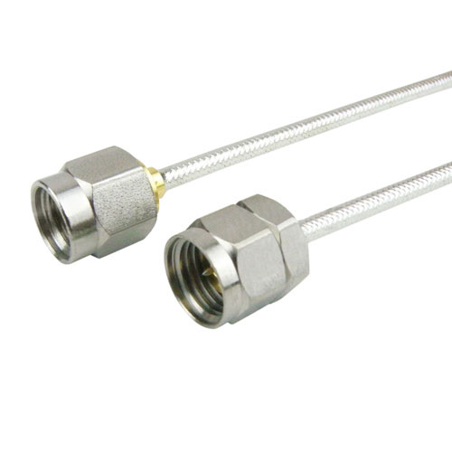 1.85mm Male to 2.92mm Male Cable 0.086 Coax in 24 Inch SKH086-024B