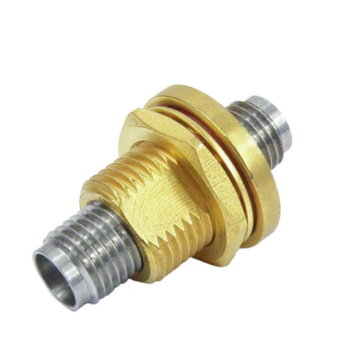 Hermetically Sealed 2.92mm Female (Jack) to 2.92mm Female (Jack) Bulkhead Adapter, 1.35 VSWR SM3224